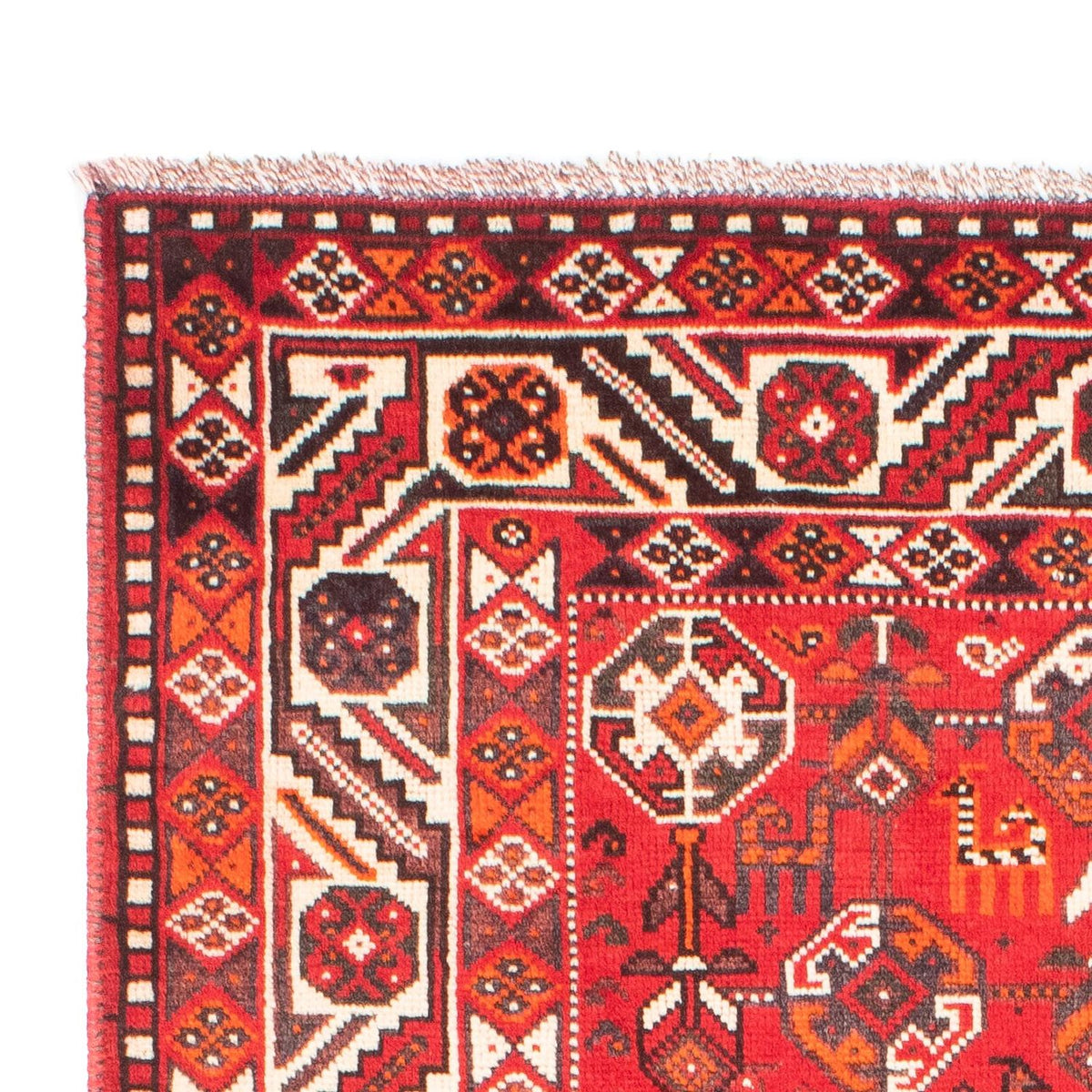 Perser Rug - Nomadic - 159 x 110 cm - red