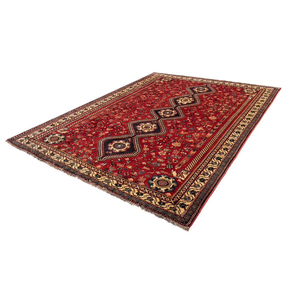 Perser Rug - Nomadic - 295 x 210 cm - dark red