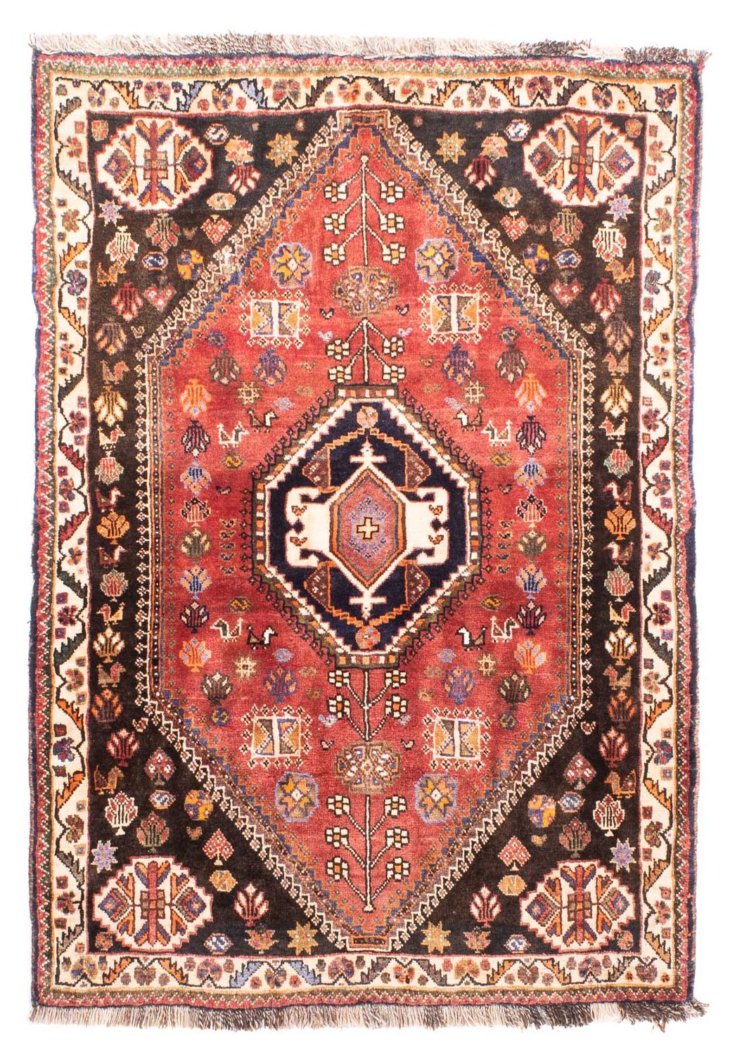 Perser Rug - Nomadic - 145 x 103 cm - light red