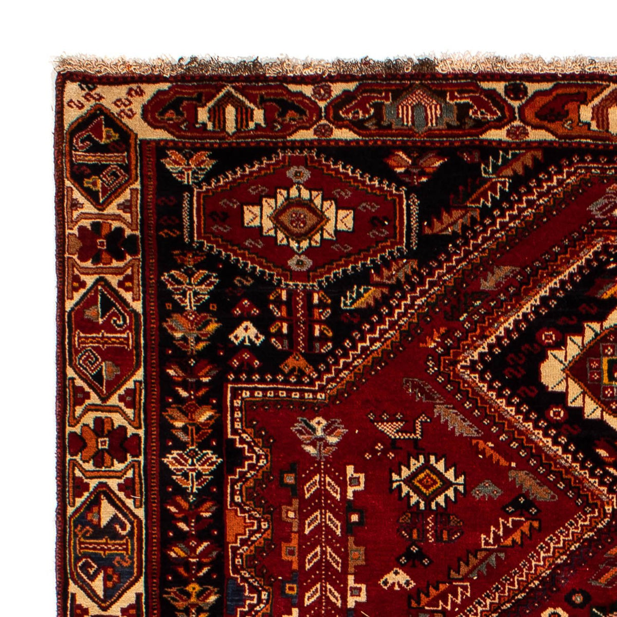 Perser Rug - Nomadic - 290 x 182 cm - dark red