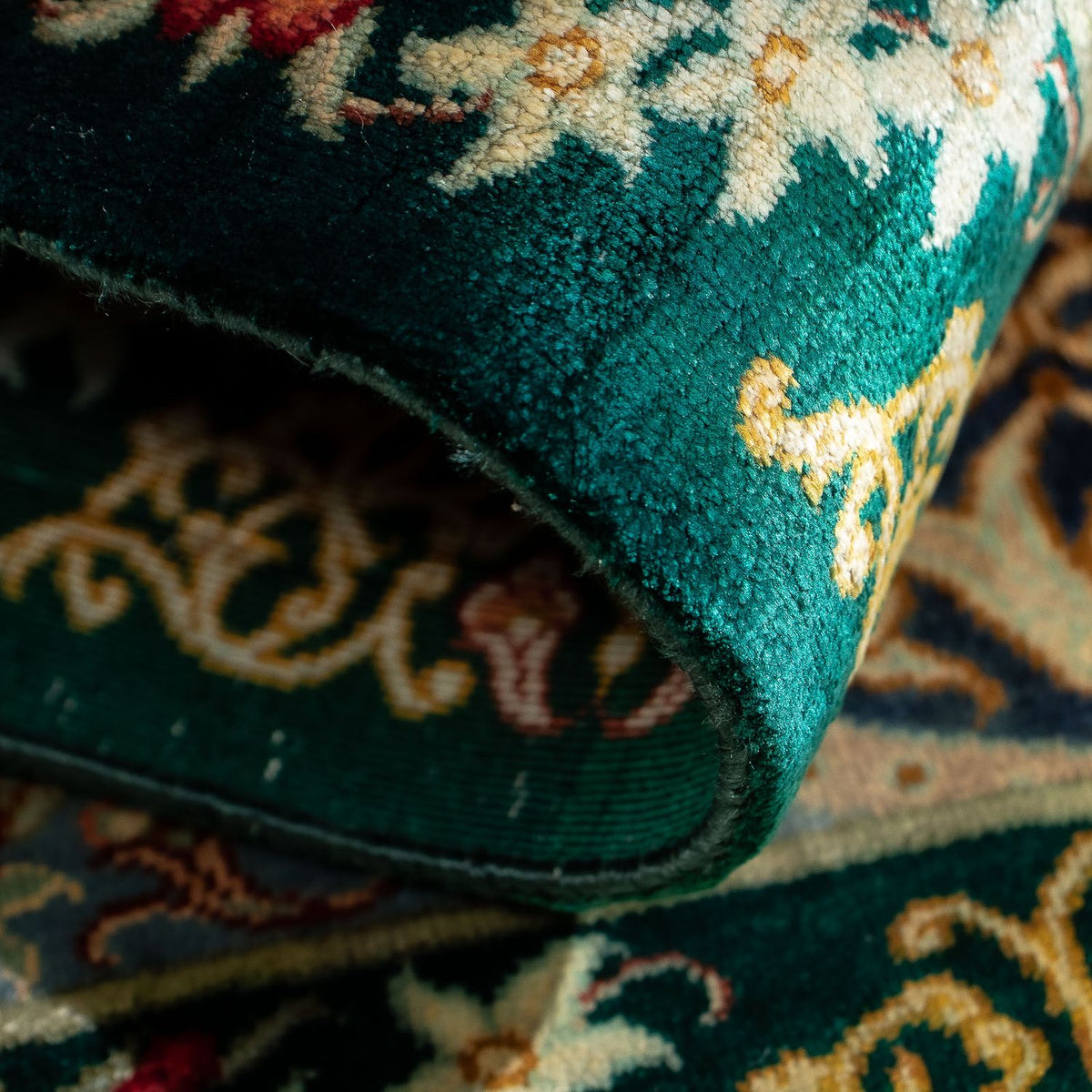 Perser Rug - Ghom - 77 x 58 cm - dark blue