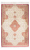 Qom Rug 80x125cm - Persian Rugs - Rectangle / Beige / 80 x 125 cm Rectangle