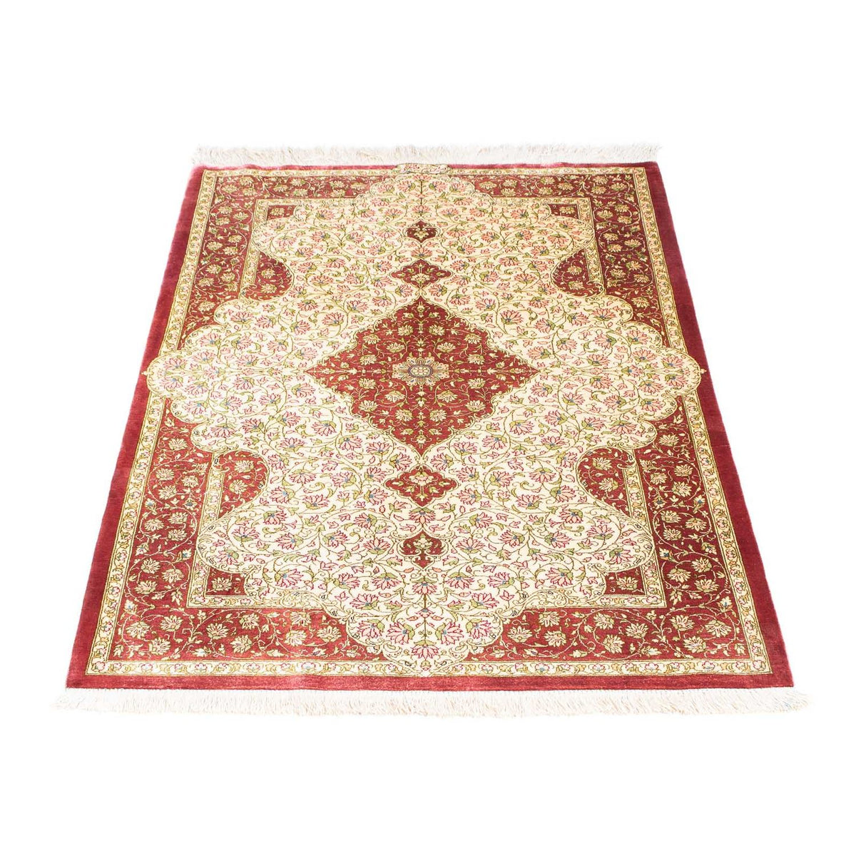Perser Rug - Ghom - 125 x 80 cm - beige