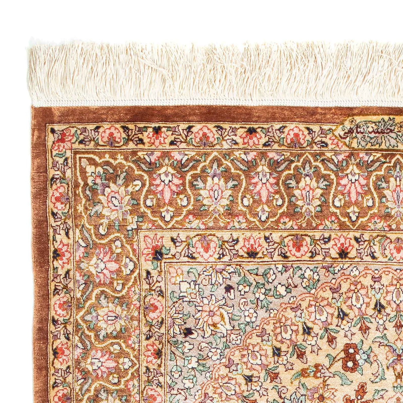 Qom Rug 123x76cm - Persian Rugs