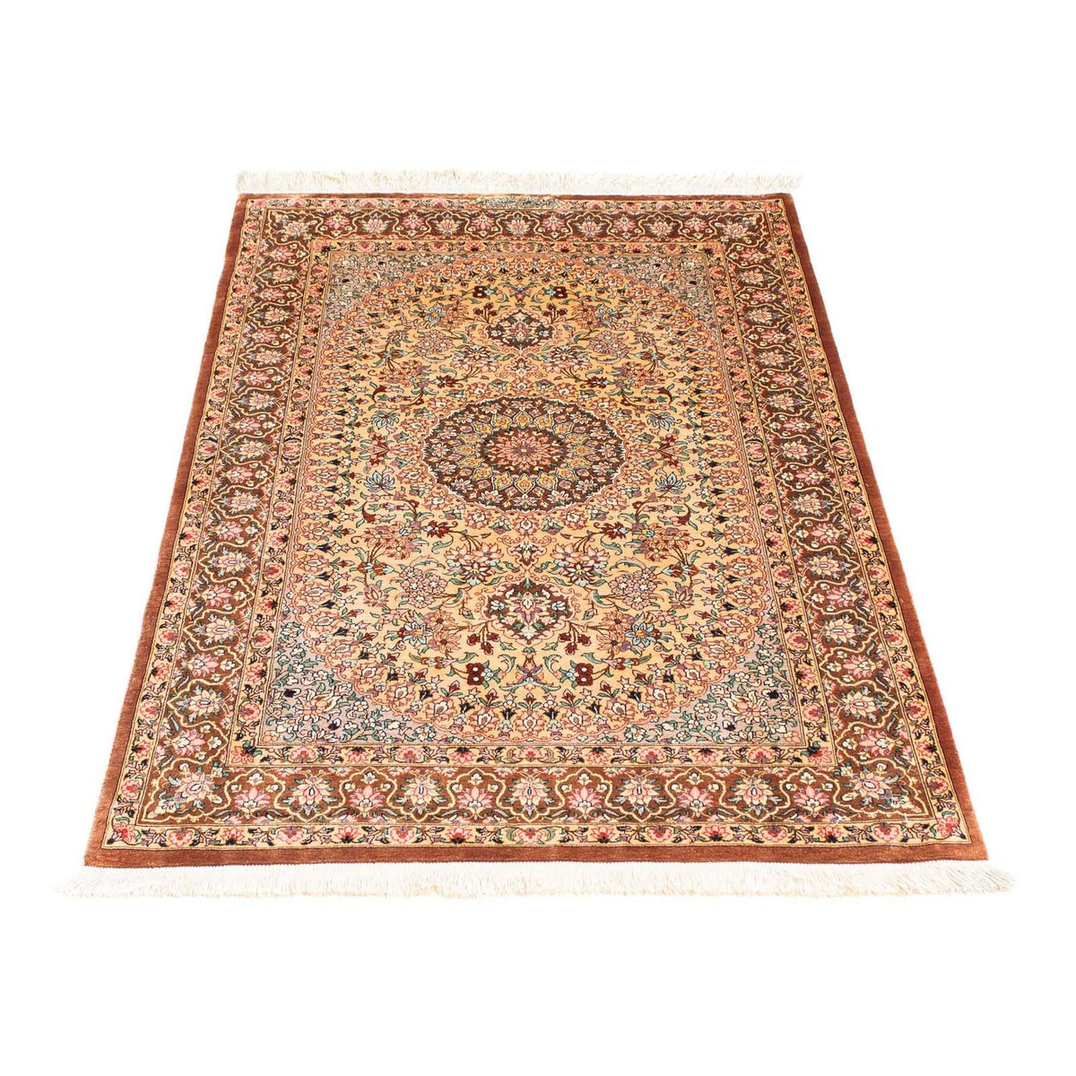 Perser Rug - Ghom - 123 x 76 cm - beige