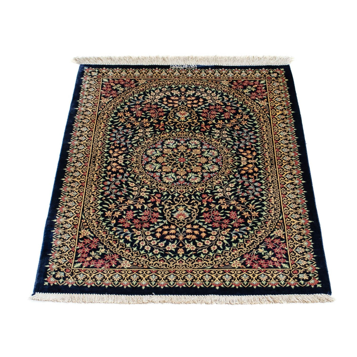 Perser Rug - Ghom - 91 x 61 cm - dark blue