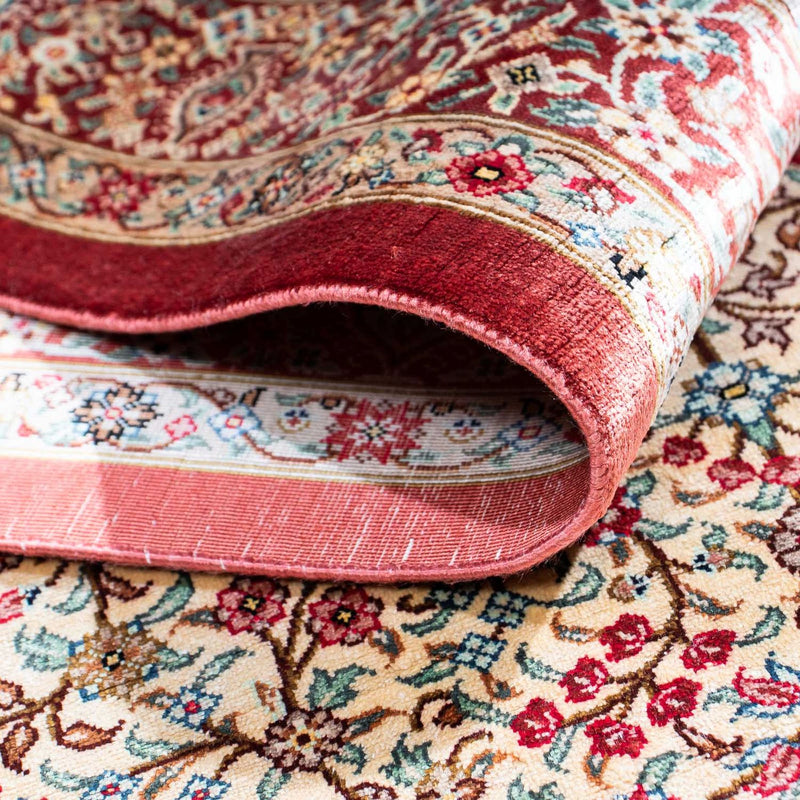 Perser Rug - Ghom - 122 x 79 cm - beige