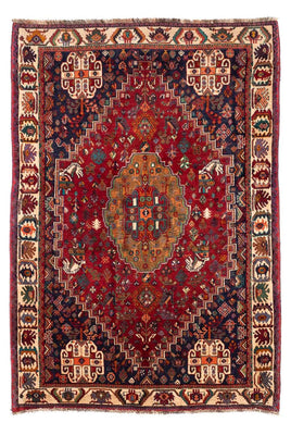 Perser Rug - Nomadic - 242 x 158 cm - dark red