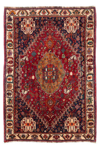 Perser Rug - Nomadic - 242 x 158 cm - dark red