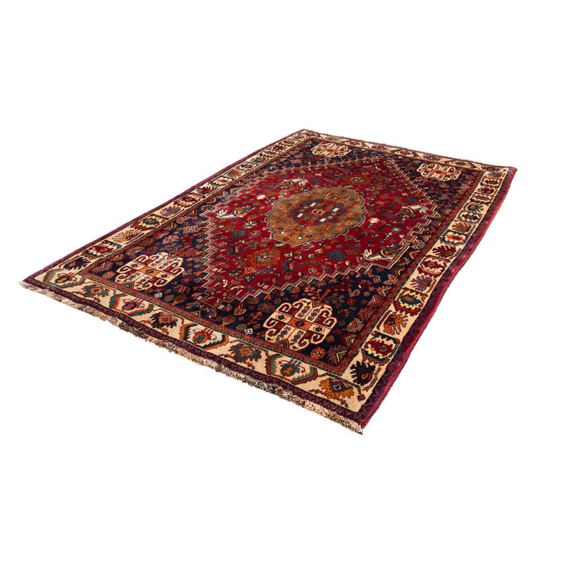 Perser Rug - Nomadic - 242 x 158 cm - dark red