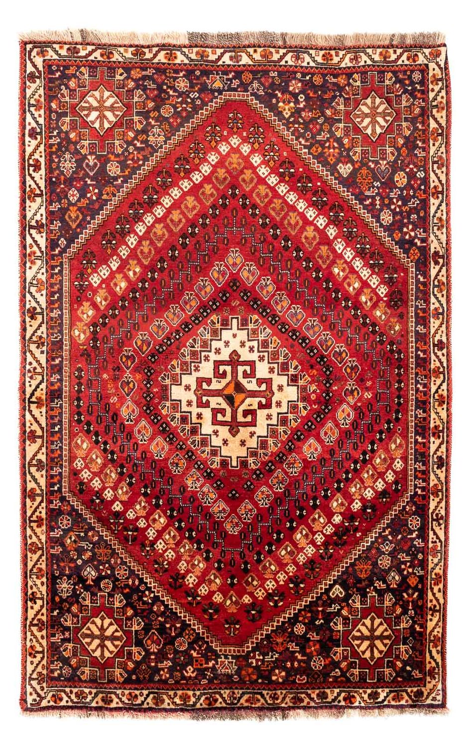 Perser Rug - Nomadic - 256 x 163 cm - dark red