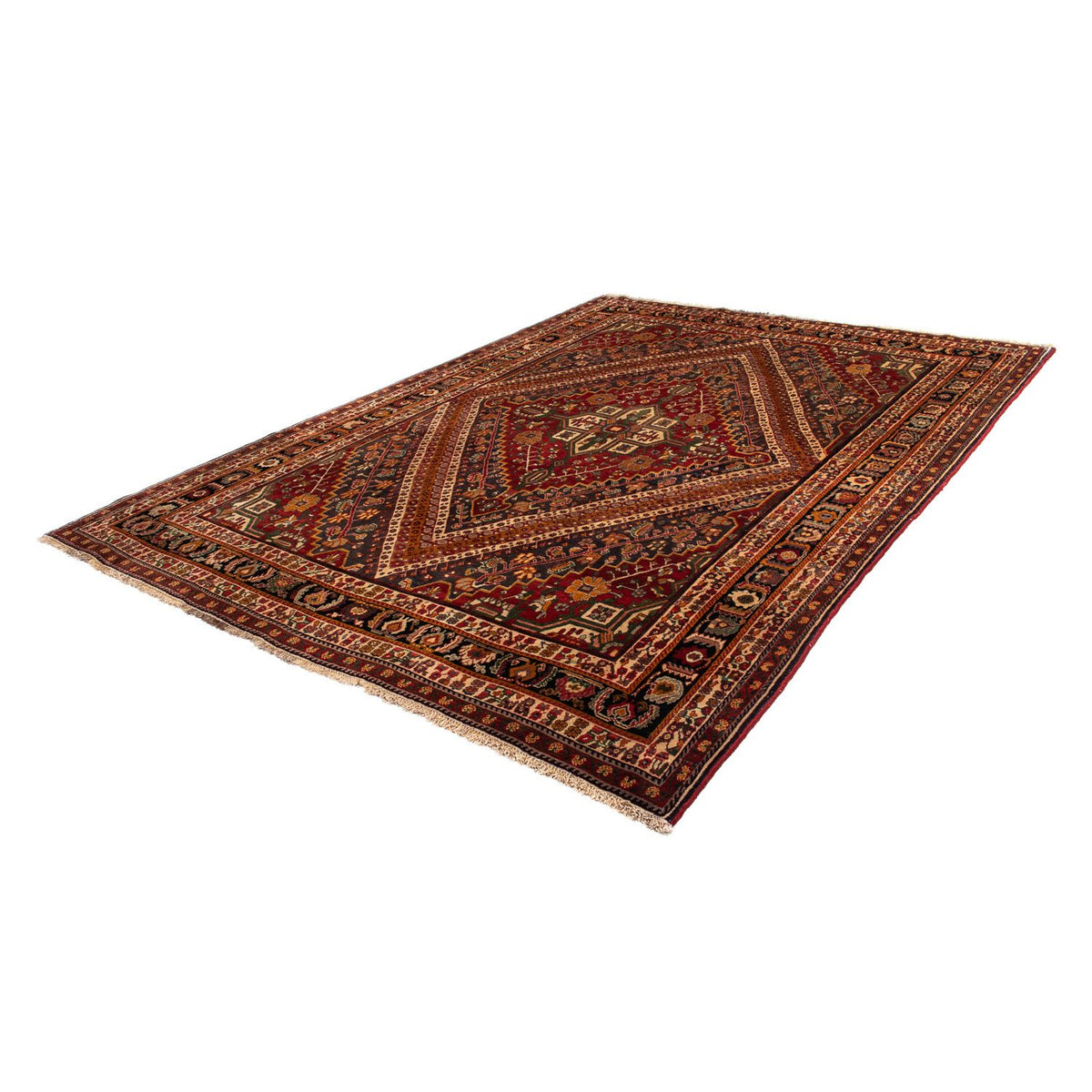 Perser Rug - Nomadic - 290 x 206 cm - dark red