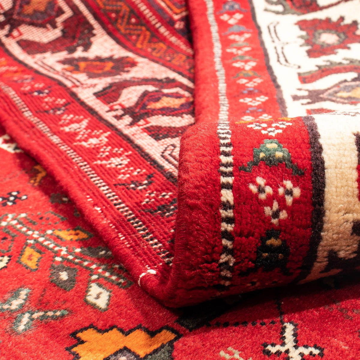 Perser Rug - Nomadic - 283 x 204 cm - dark red