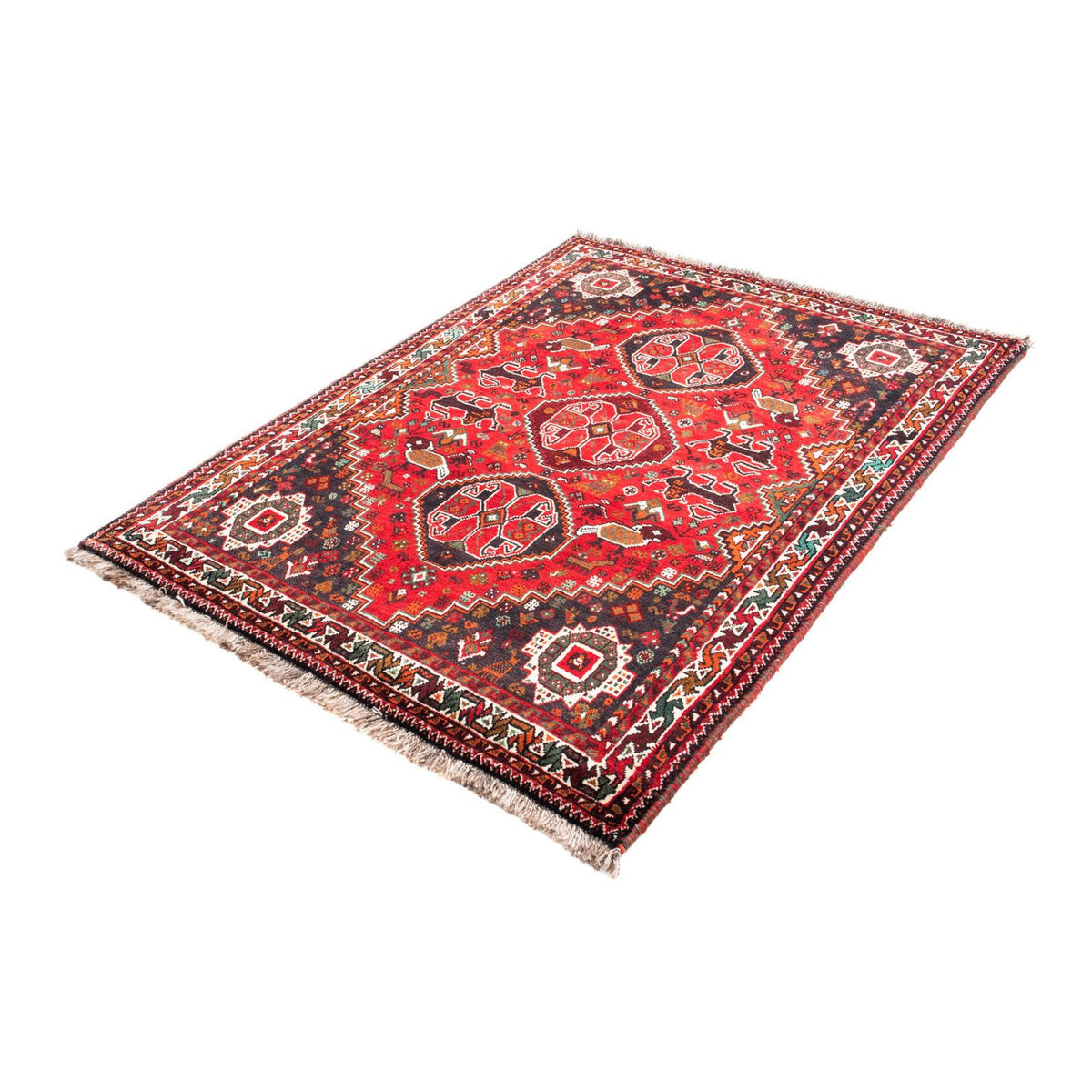 Perser Rug - Nomadic - 154 x 104 cm - dark red