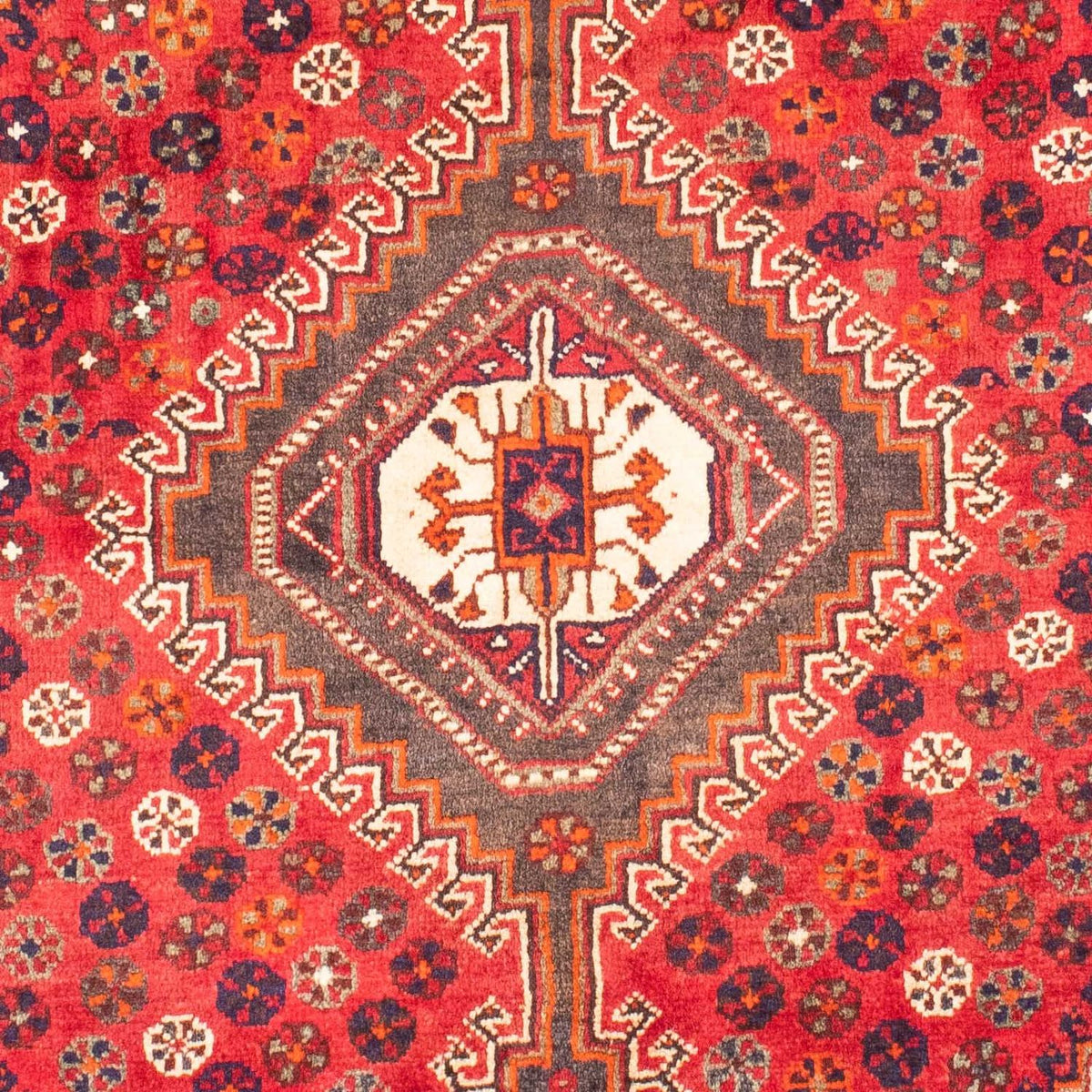 Perser Rug - Nomadic - 159 x 120 cm - dark red