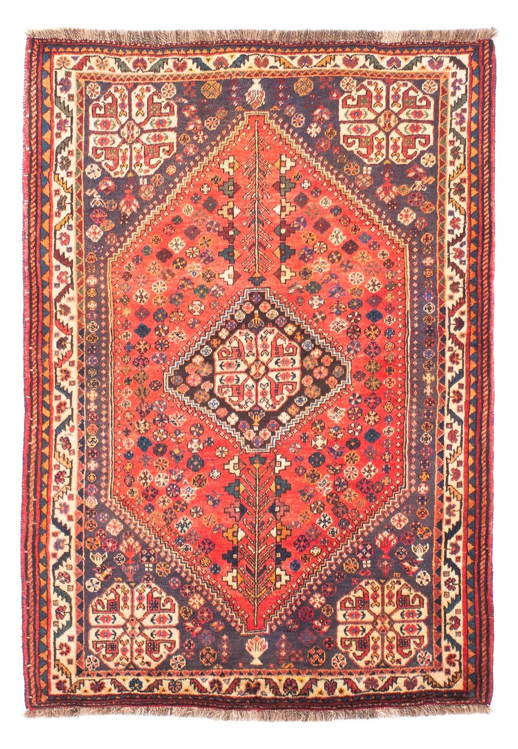 Perser Rug - Nomadic - 167 x 128 cm - dark red