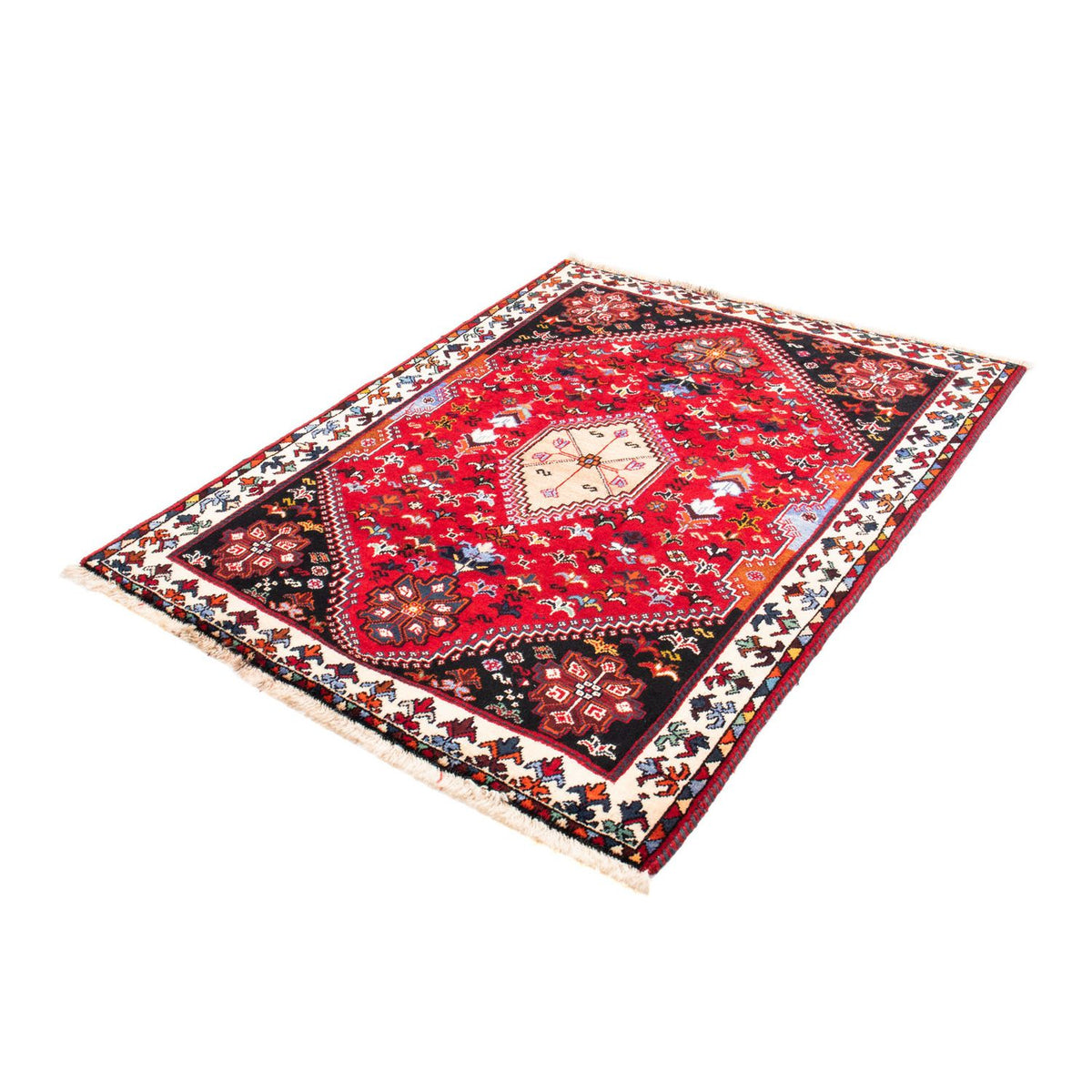Perser Rug - Nomadic - 155 x 118 cm - dark red