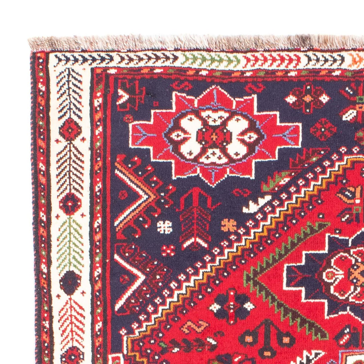 Perser Rug - Nomadic - 158 x 117 cm - dark red