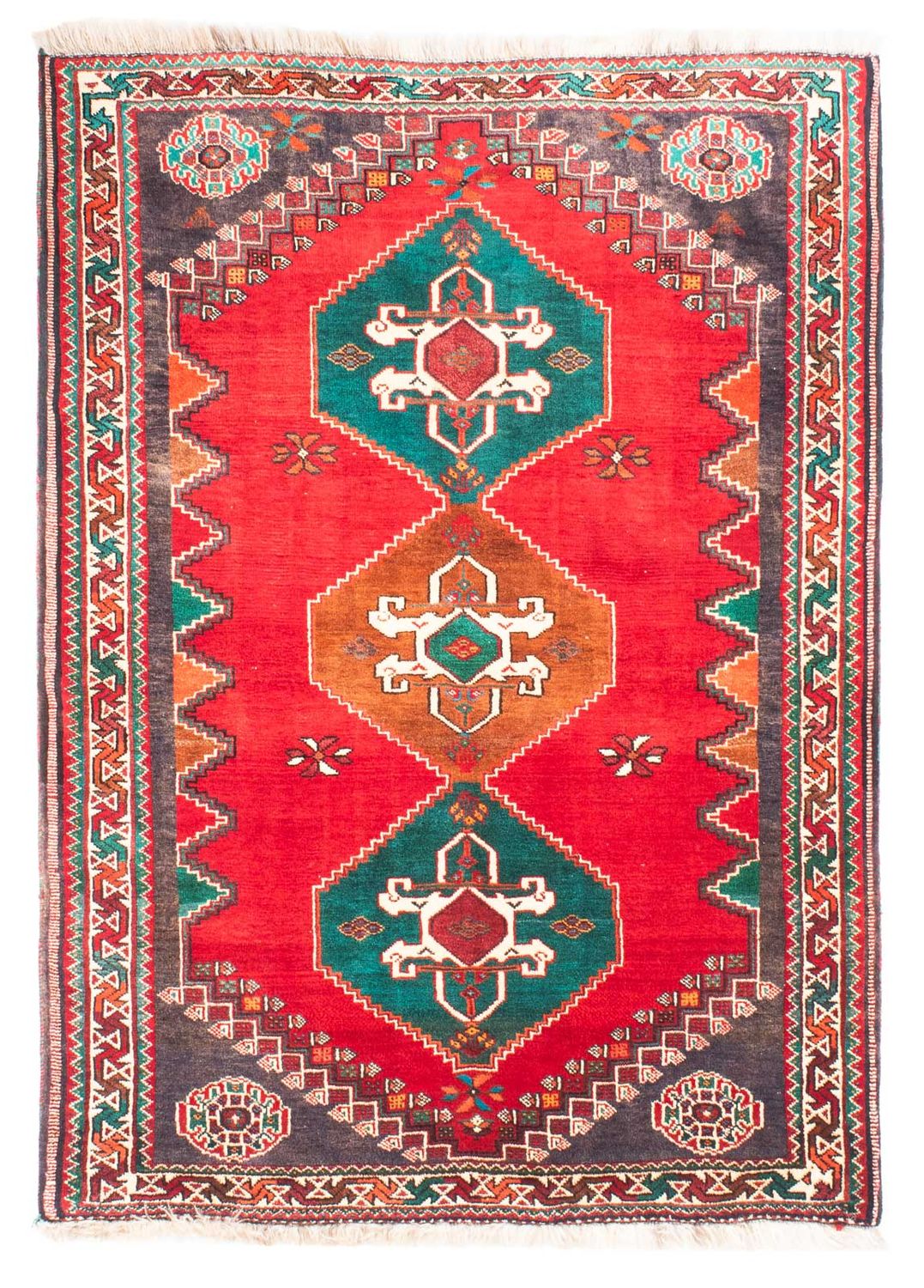 Perser Rug - Nomadic - 160 x 110 cm - dark red