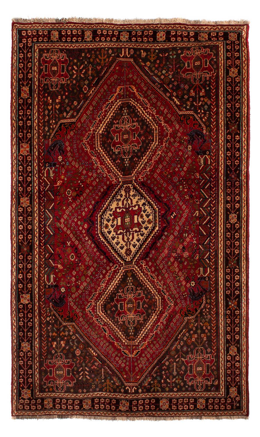 Perser Rug - Nomadic - 280 x 177 cm - dark red