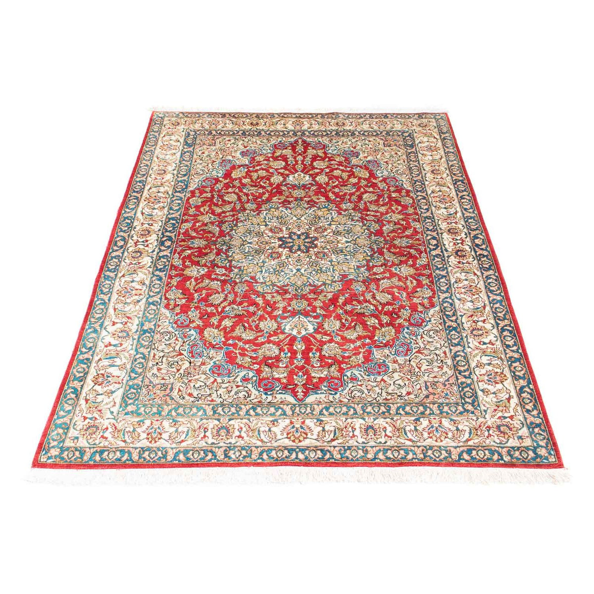 Perser Rug - Ghom - 156 x 98 cm - red