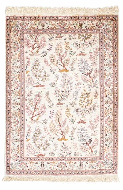 Qom Rug 104x146cm - Persian Rugs