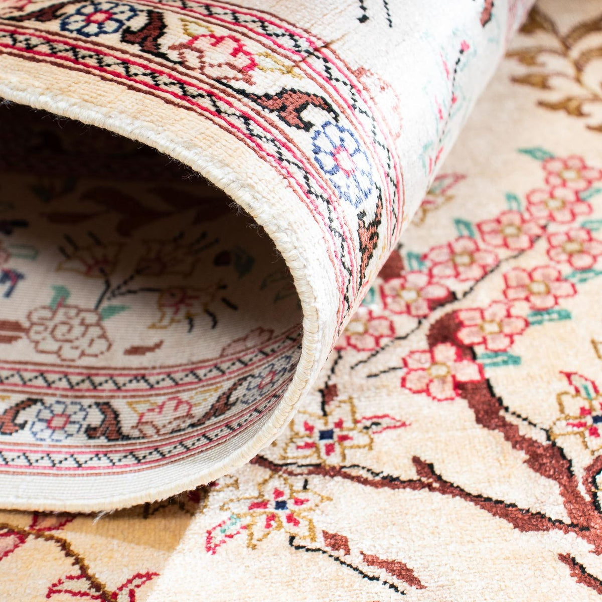 Perser Rug - Ghom - 146 x 104 cm - beige