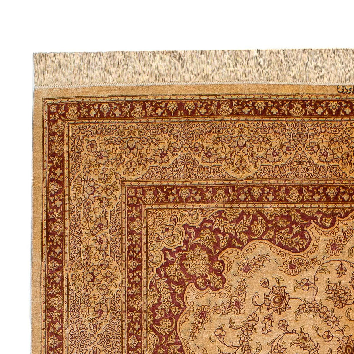 Qom Silk Rug 154x237cm - Persian Rugs