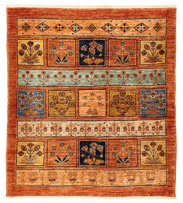 Pakistani Rug - 93 x 85 cm - rust