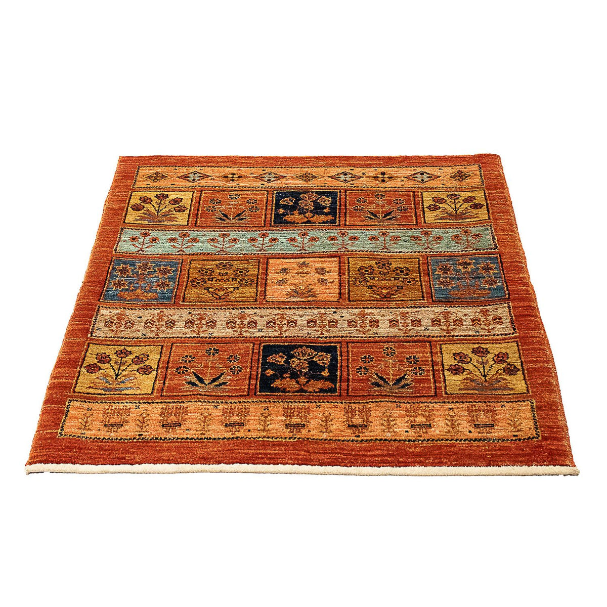 Pakistani Rug - 93 x 85 cm - rust