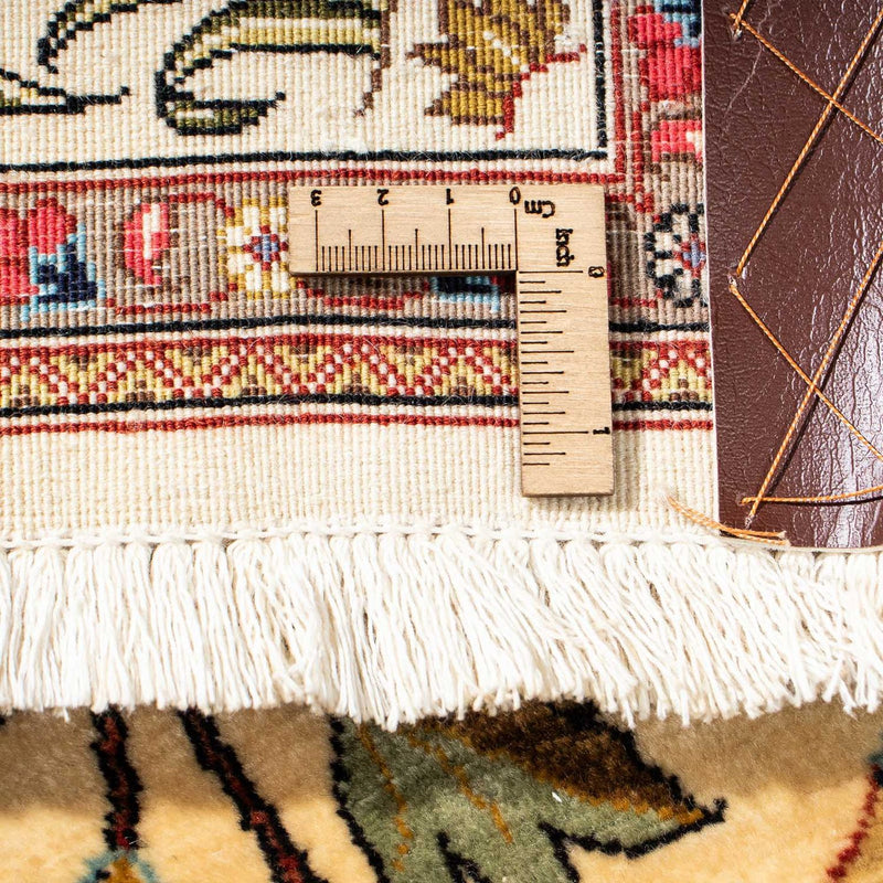 Perser Rug - Ghom - 206 x 142 cm - light brown