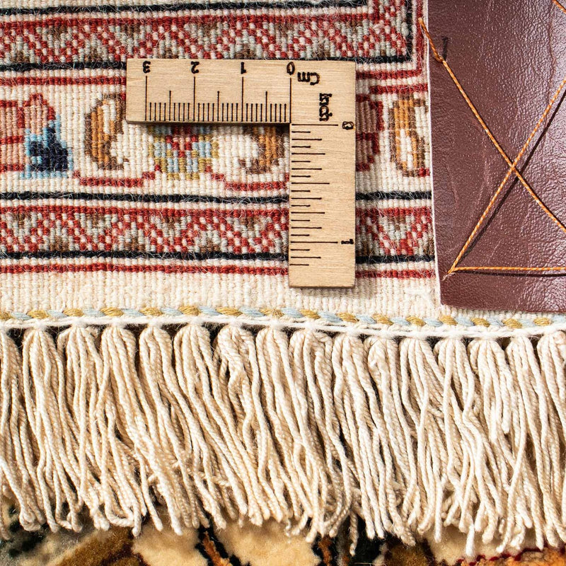 Perser Rug - Ghom - 209 x 136 cm - light brown