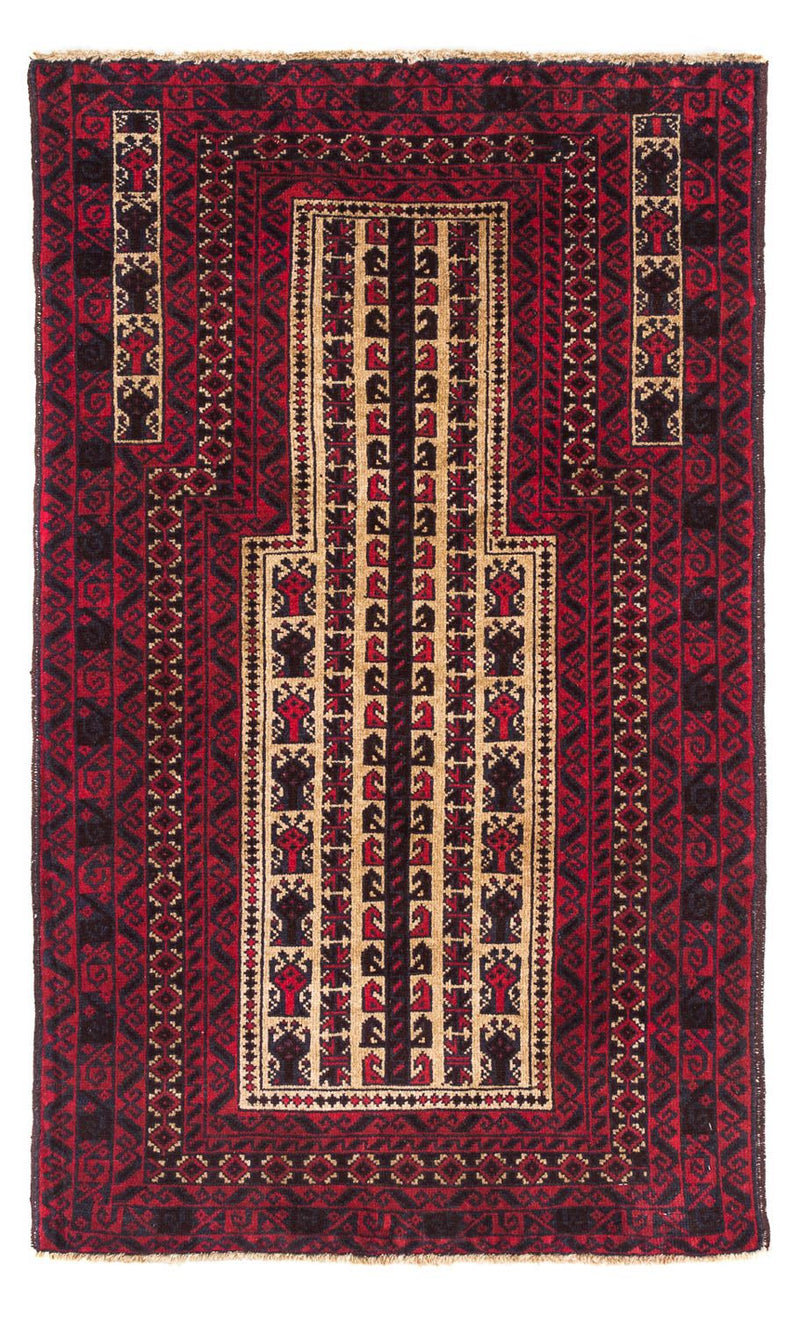 Belutsch Rug - 130 x 82 cm - dark red