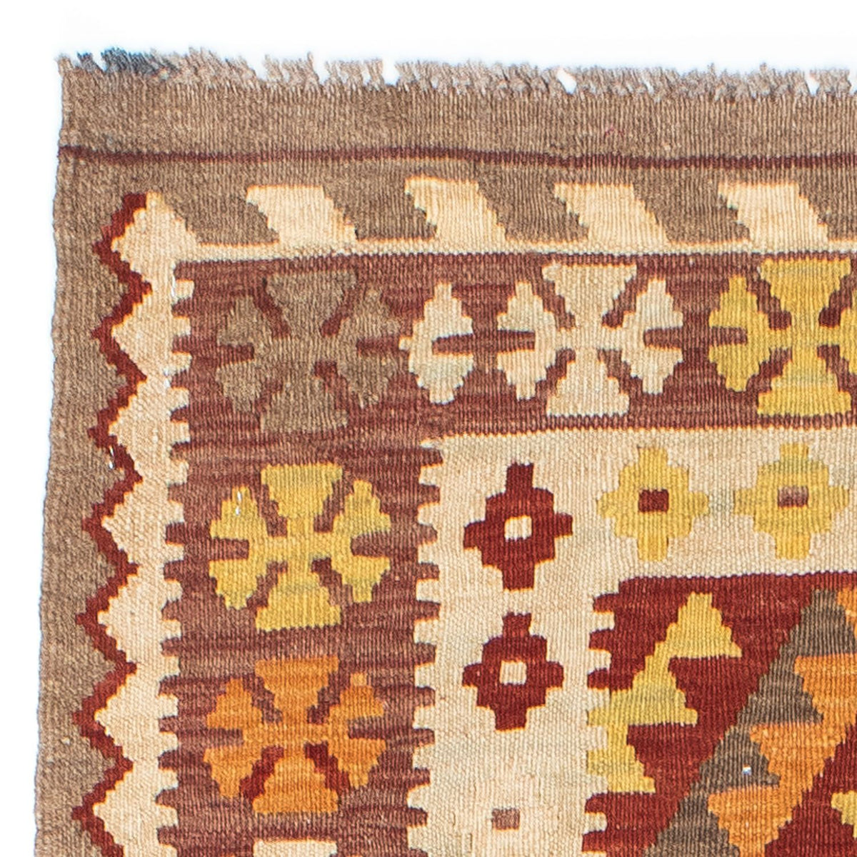 Runner Kelim Rug - Oriental - 198 x 78 cm - beige