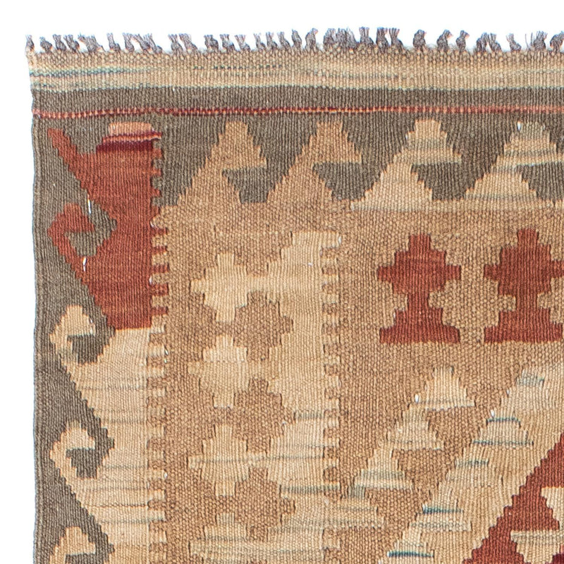 Runner Kelim Rug - Oriental - 212 x 79 cm - light brown