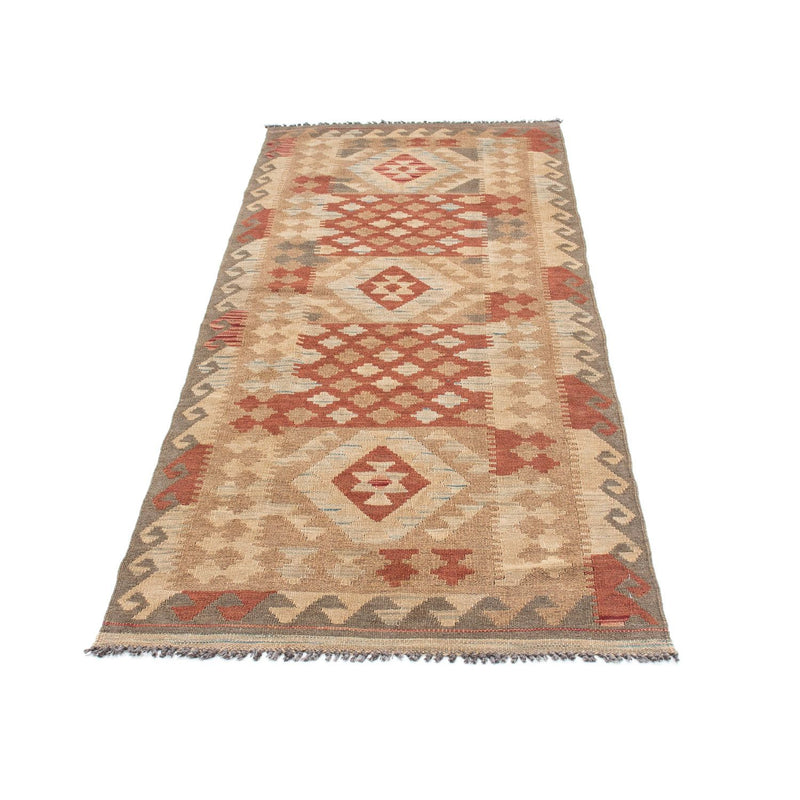 Runner Kelim Rug - Oriental - 212 x 79 cm - light brown