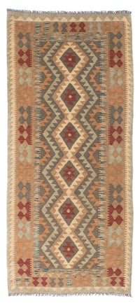 Runner Kelim Rug - Oriental - 192 x 83 cm - light brown