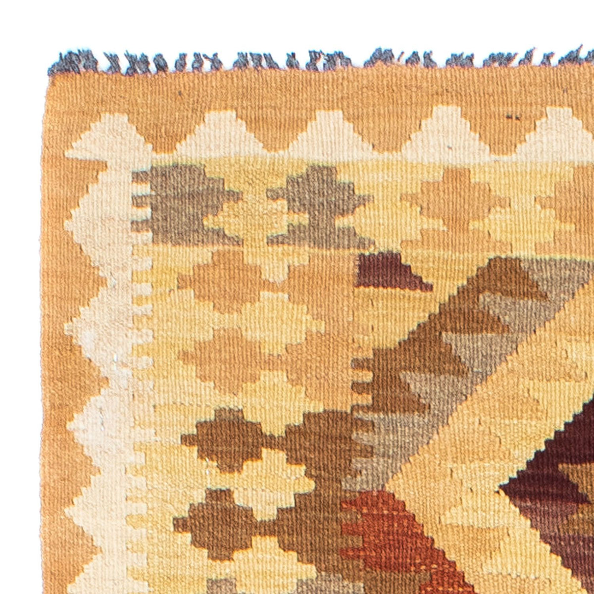 Runner Kelim Rug - Oriental - 191 x 77 cm - light brown