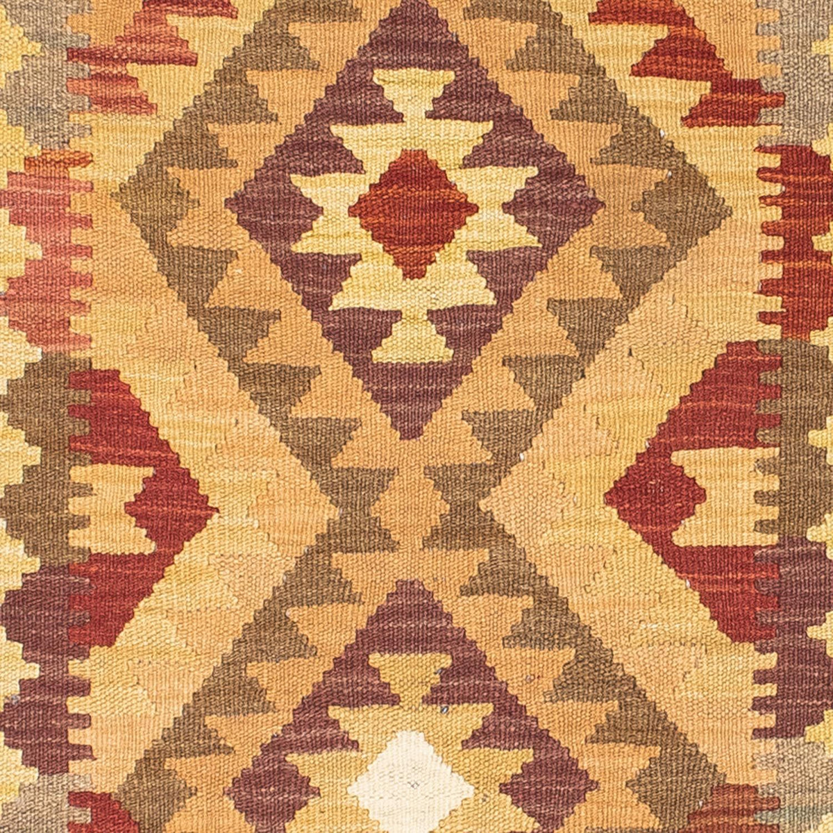 Runner Kelim Rug - Oriental - 191 x 77 cm - light brown