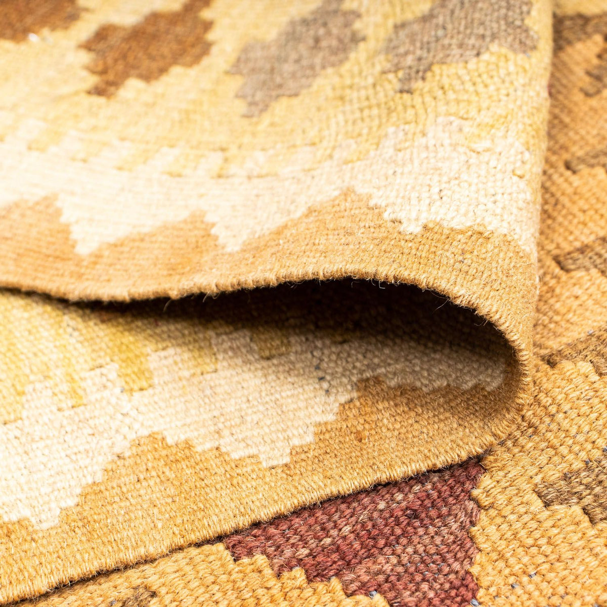 Runner Kelim Rug - Oriental - 191 x 77 cm - light brown