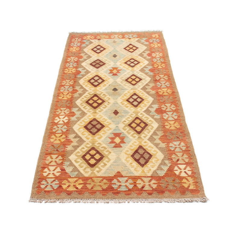 Runner Kelim Rug - Oriental - 201 x 78 cm - beige