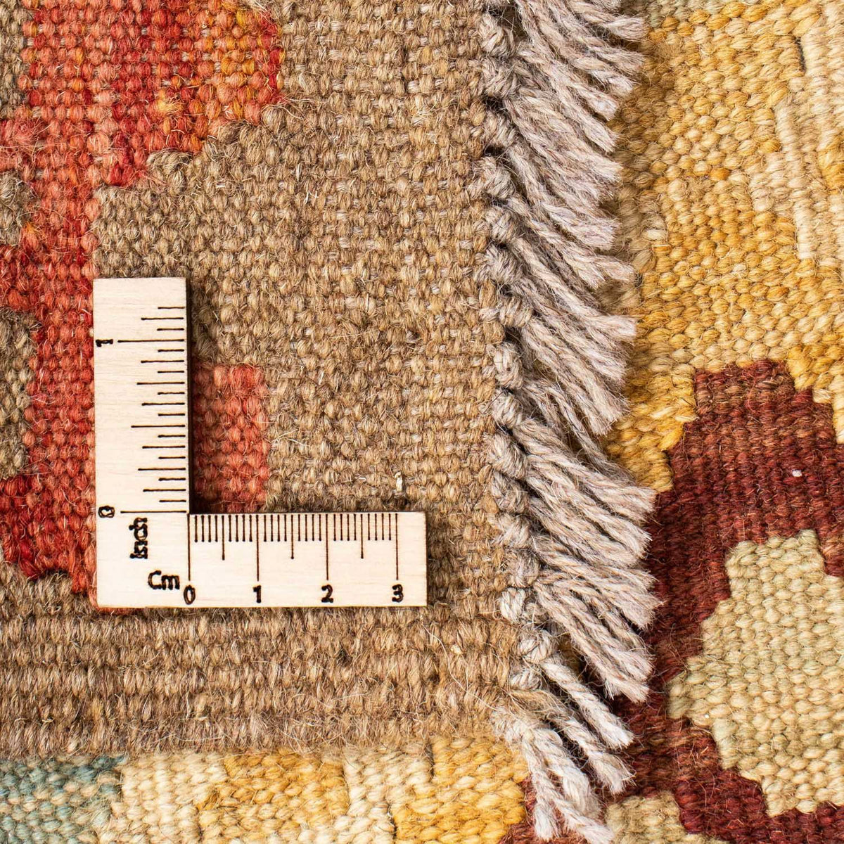 Runner Kelim Rug - Oriental - 201 x 78 cm - beige