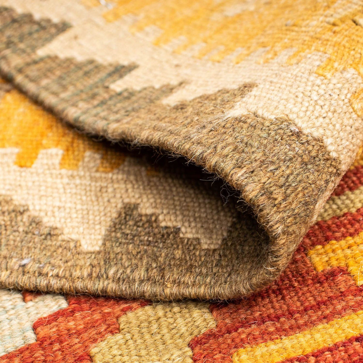 Runner Kelim Rug - Oriental - 187 x 73 cm - rust