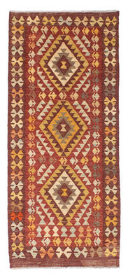 Runner Kelim Rug - Oriental - 189 x 78 cm - dark red