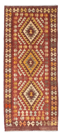 Runner Kelim Rug - Oriental - 189 x 78 cm - dark red