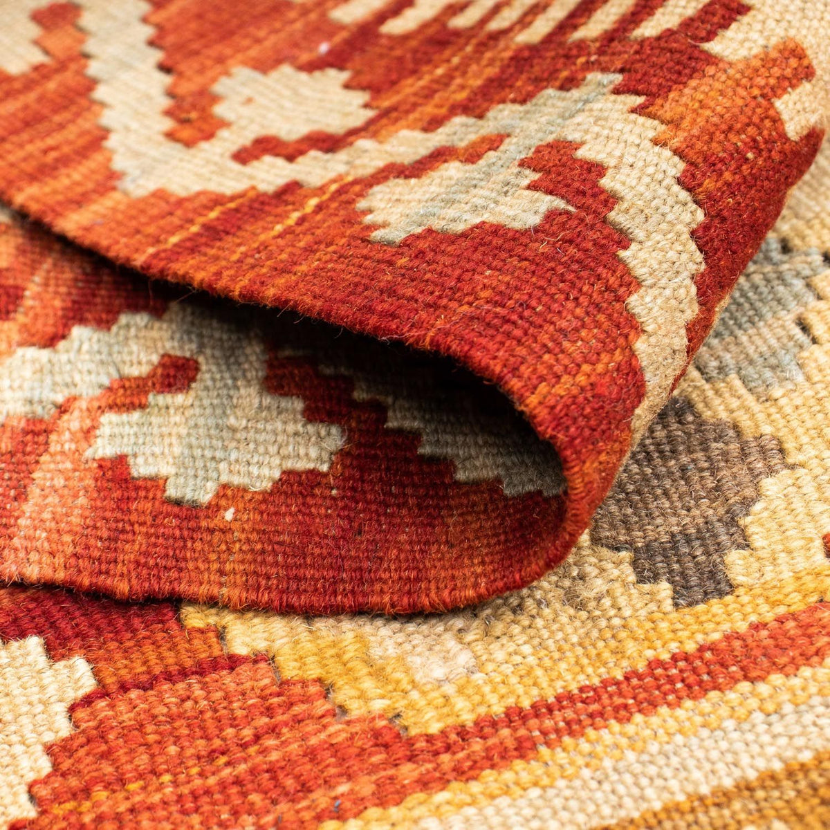 Runner Kelim Rug - Oriental - 189 x 71 cm - rust