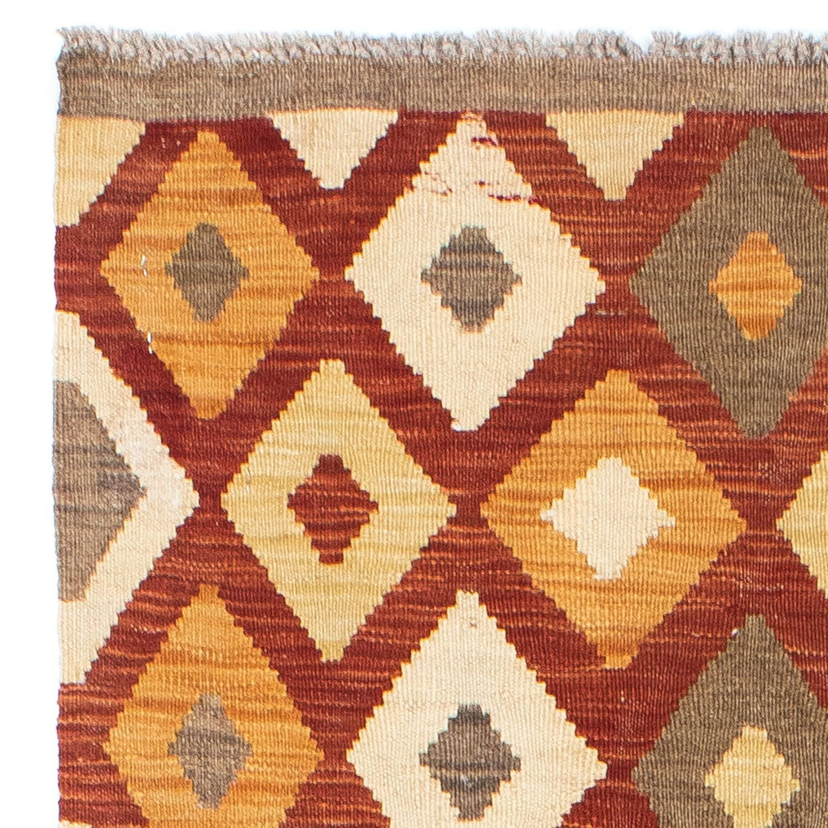 Runner Kelim Rug - Oriental - 193 x 73 cm - rust