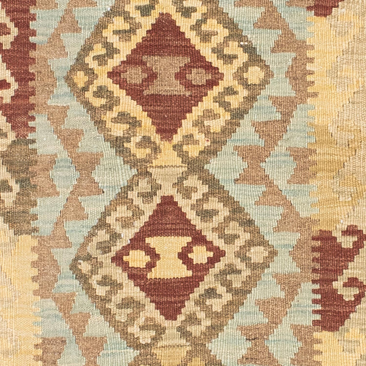 Runner Kelim Rug - Oriental - 201 x 73 cm - red