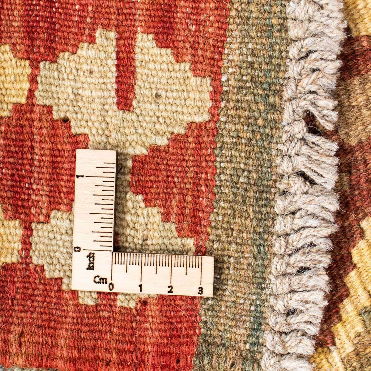 Runner Kelim Rug - Oriental - 201 x 73 cm - red