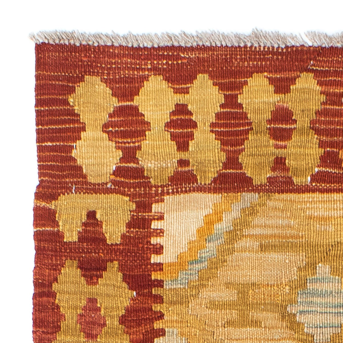 Runner Kelim Rug - Oriental - 185 x 75 cm - gold